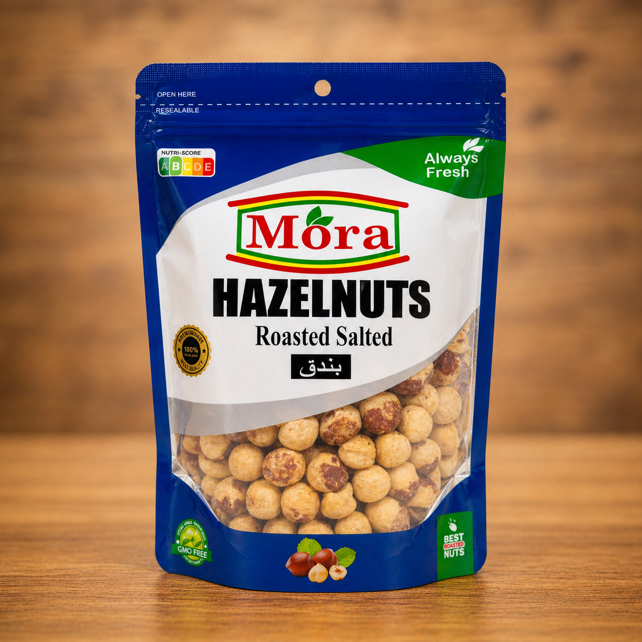 HAZELNUTS - ROASTED SALTED