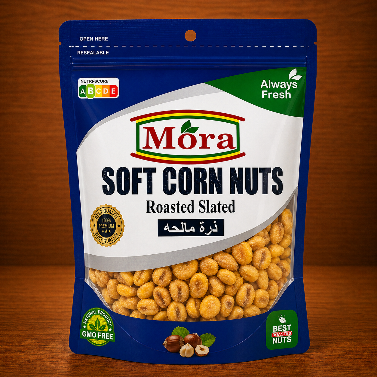 SOFT CORN NUTS - ROASTED SALTED